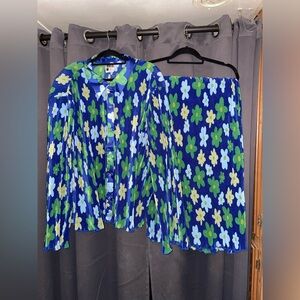 Target x Sammy B Matching Blue Floral Set